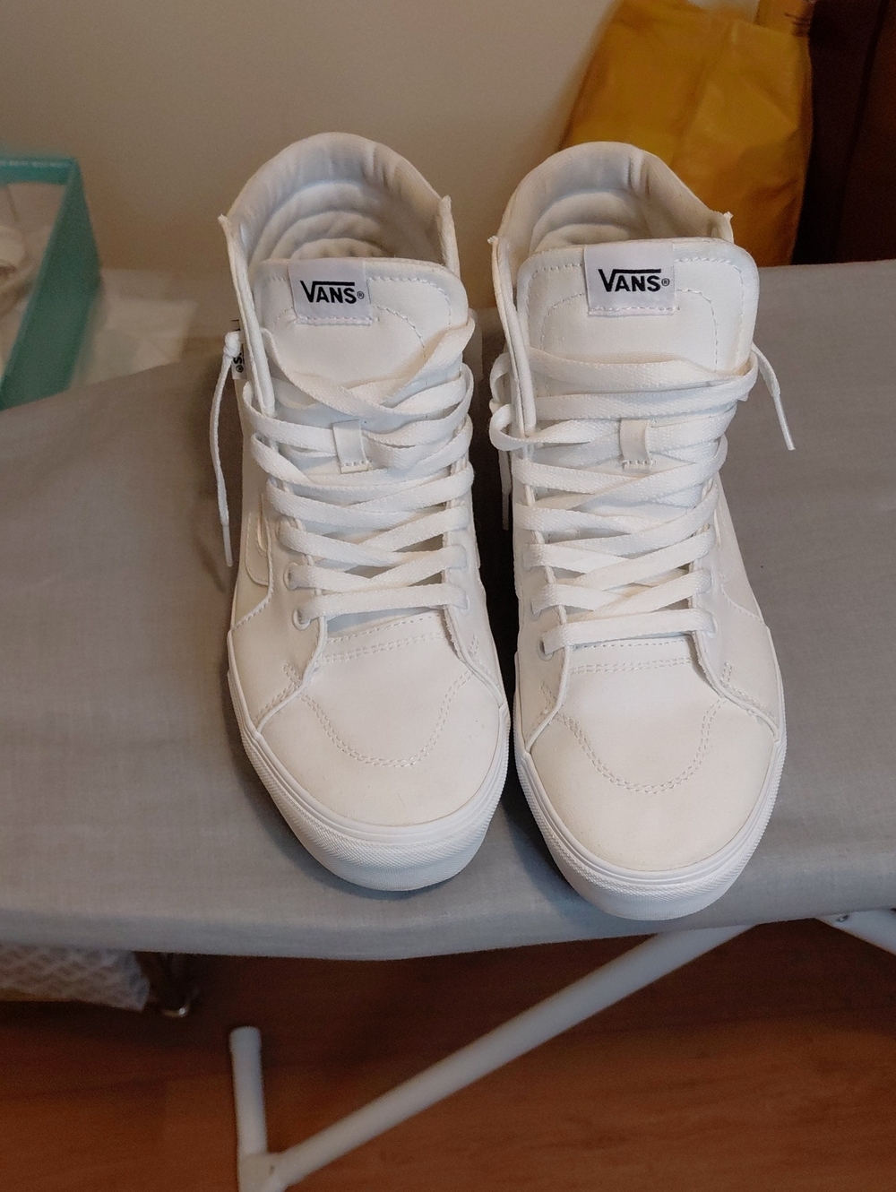 Vans Women’s High-Top Sneakers in White